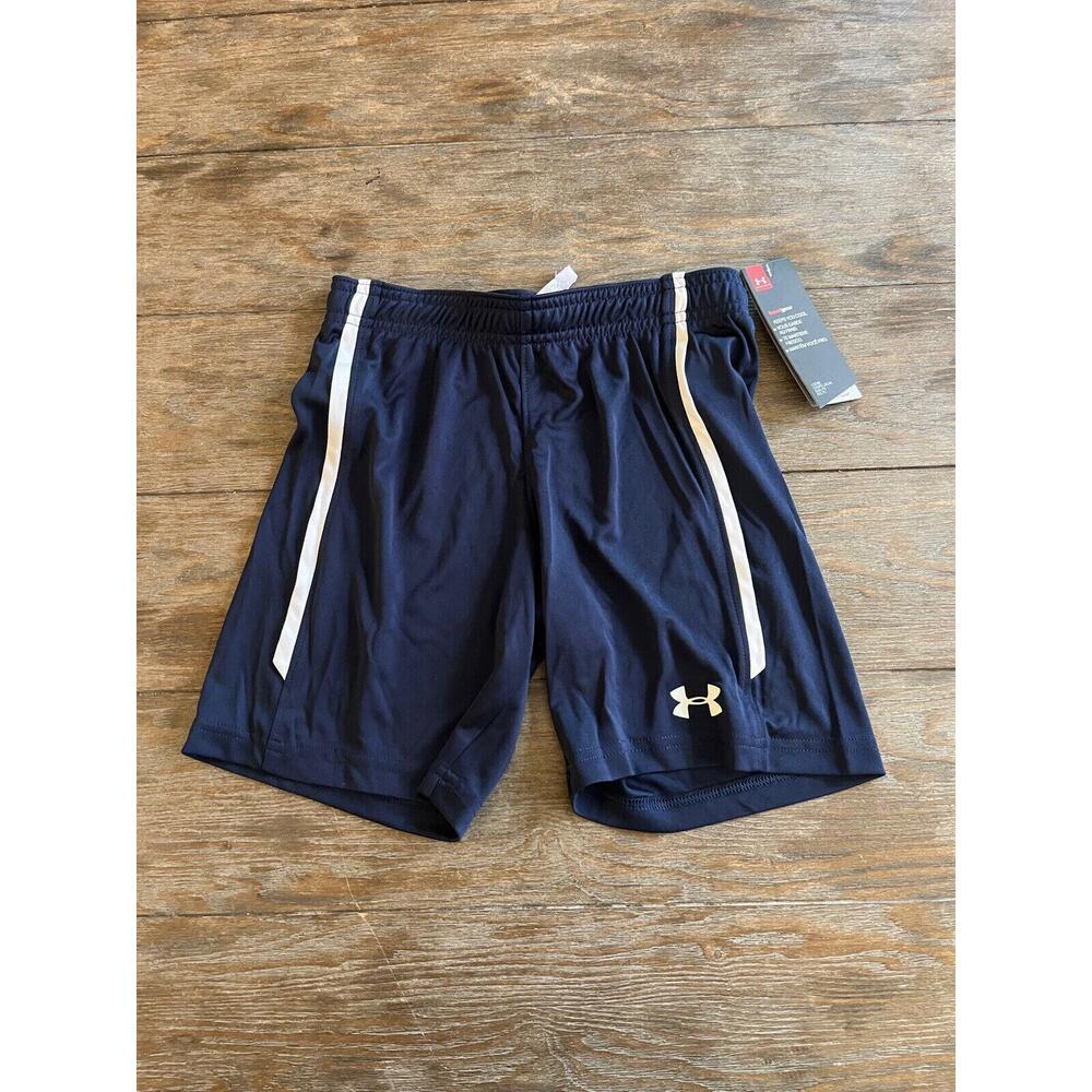 Under Armour Youth Instinct Shorts Midnight Navy (410)/White Small